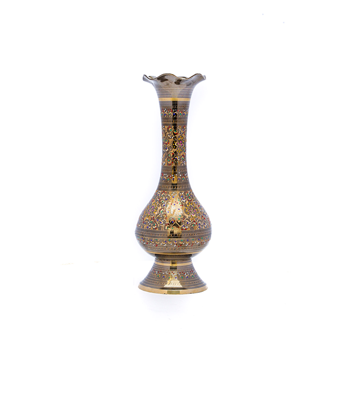 QALAMKARI GULDAN (Brass Vase)