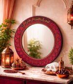Timeless Calligraphy Mirror (Red)