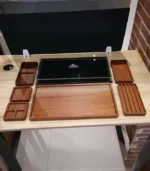 Wooden Desk Organizer Set (Extra Large) - Thekraftsy