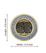 Divine Brass Plate - Four Quls (Blue) - Image 3