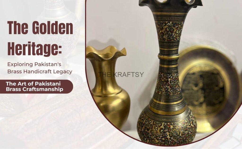 Pakistani brass vases