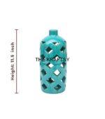 Ceramic Open - Turquoise Weave Vase (Large) - Image 3