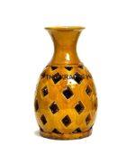 Mustard Prism Vase-Large