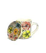 WILD FLOWER MUG WITH COASTER - Image 2