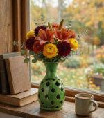 Green Prism Vase-Small