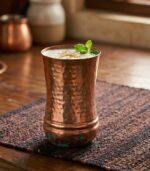 Hammered Copper Glass