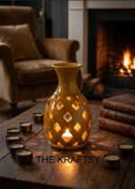 Mustard Prism Vase-Small - Image 2